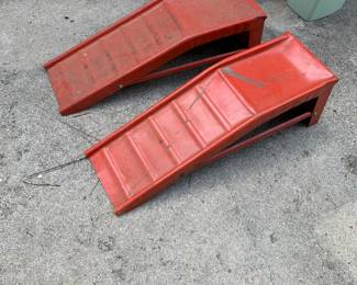 #170 Patio Set of 2 Metal Car Ramps $30.00
