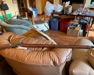 #124 Vintage 1776 Freedom Rifle Single Shot 37" Cap Gun $30.00