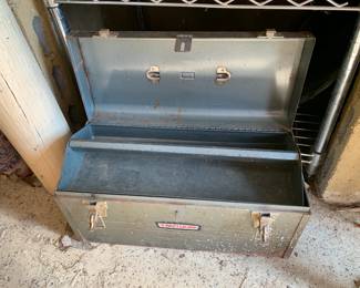 #153 Craftsman Metal Toolbox w/tray $30.00