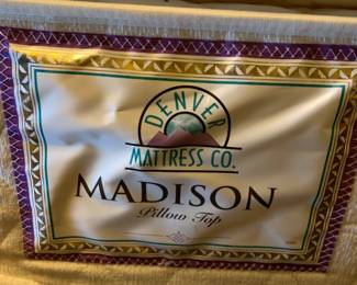 #4 queen oak sled bed with mattress set from Denver mattress $275.00