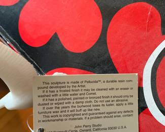 #62 John Perry Sculpture of Egret $20.00