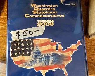 #208 coins Washington Quarters commemorative 1998-2008 $50.00