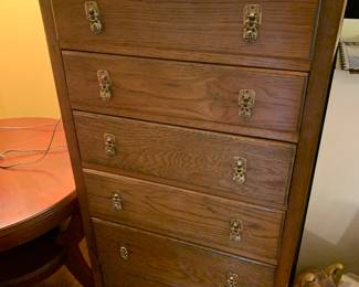 #9 6 drawer lingerie chest as is finish $30.00