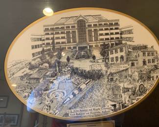 #125 U.S. Army Missile Command Print - belonged to Carl Roberts - 22x18.5 $25.00