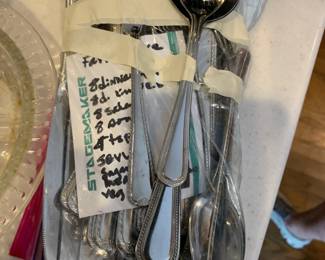 #44 Faberware Set of 42 pc stainless $40.00