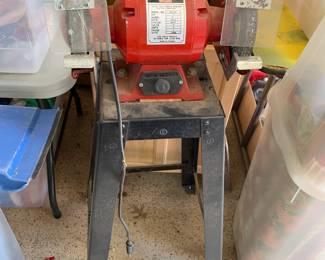 #182 Garage Cobra Bench Grinder w/craftsman Stand $75.00