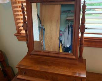 #27 Wood Shaving Mirror 19x20x22 $50.00