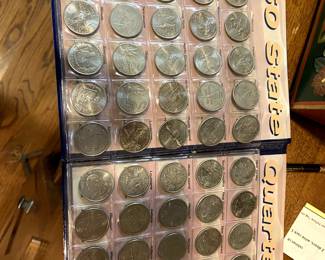 #208 coins Washington Quarters commemorative 1998-2008 $50.00