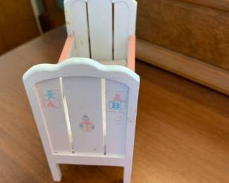 #57 Doll House baby Bed from(the elf shelf) $20.00