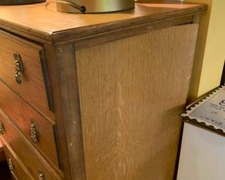 #9 6 drawer lingerie chest as is finish $30.00