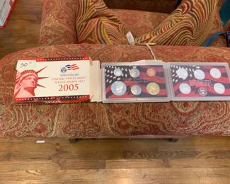 #184 coins 2005 silver proof set $30.00
