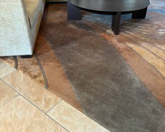 A. Rudin Sectional and Olympia Coffee Table