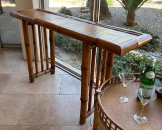 Bamboo Console Table