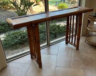 Bamboo Console Table