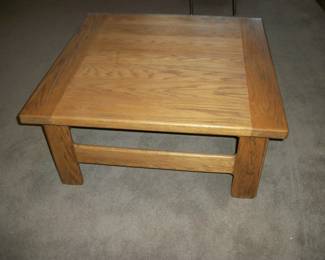 oak coffee table