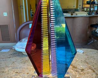 Lucite Sculpture by Haziza