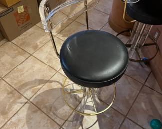 Lucite Bar Stools