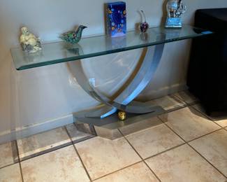 Modern Glass Table by Greg Sheres *Signed 43/300*