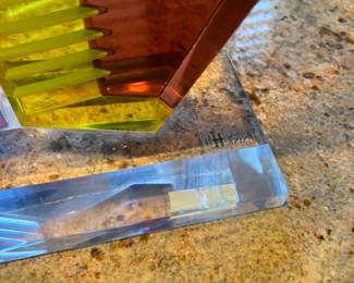 Lucite Sculpture by Haziza