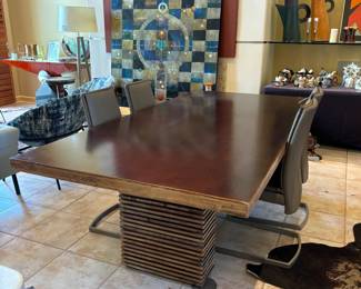 Crate & Barrel Paloma Dining Room Table