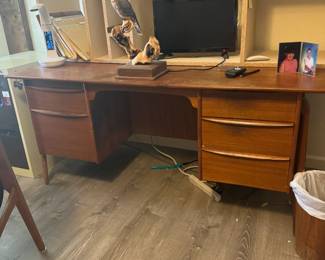 Teak Mid Century Modern Desk