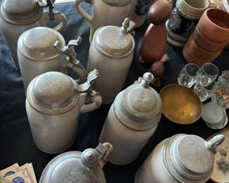 Vintage Beer Steins