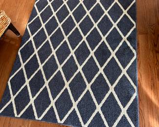 Blue rug
