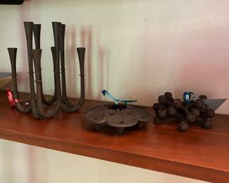 A few of the Dansk candle holders. And we have the mini candles!