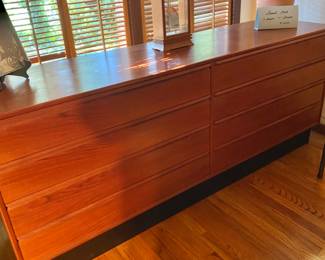 Danish Modern Teak 8-drawer Loy-Boy Dresser