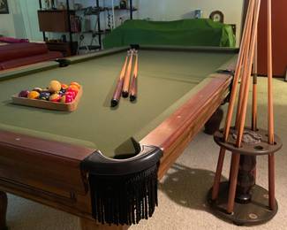 Regulation custom Pool Table. 