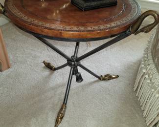 swan head accent table ? Maitland Smith