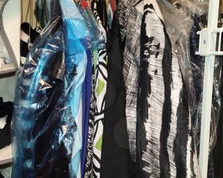 Lots of nice name brand women's and men's clothing