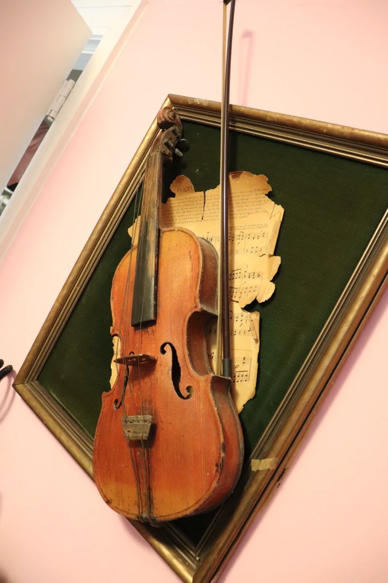 Antique Mounted Violin