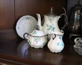 Mitterteich Bavaria  COFFEE POT, SUGAR and Creamer