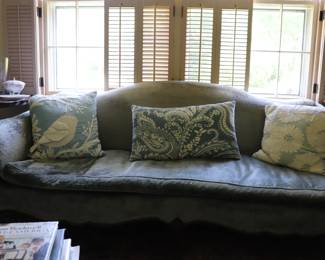 Vintage Camel Back Sofa