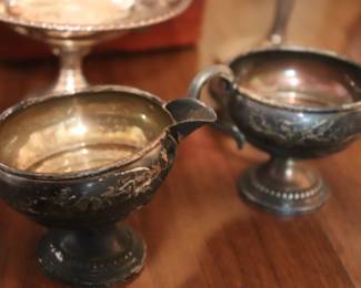 Sterling Silver Cream & Sugar
