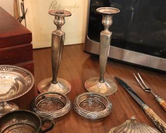 Sterling Silver Candle sticks 