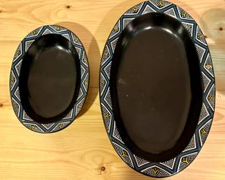 Hand Painted Serving Bowls