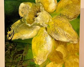 Daffodil Stretched Canvas Print