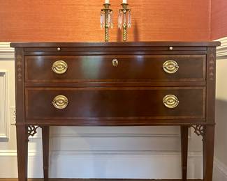 Baker Historic Charleston Inlaid Mahogany Server 
