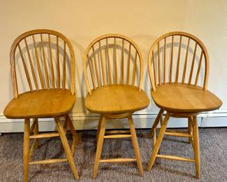 (3) Swivel Bar Stools