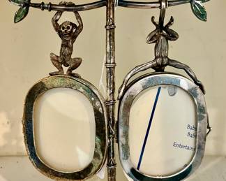 Emilio Castillo Silverplate Monkey Frame