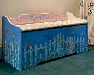 Hand Painted Toy Chest