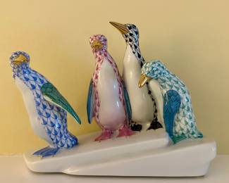 Herend Penguins on Ice