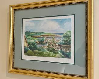 "Nare Head, Cornwall" Watercolor, Signed