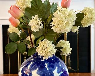 Blue & White Vase (Made in Japan)