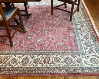 Area Rug (pink, ivory, light blue)