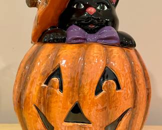 Jack-O-Lantern Cookie/Biscuit Jar