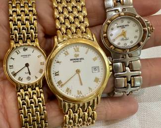 (3) Raymond Weil Watches