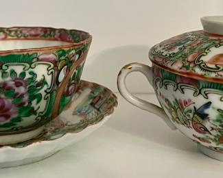 Rose Medallion Teacups